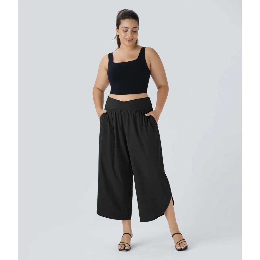 NWT Halara Breezeful High Waisted Crossover Pocket Quick Dry Plus Size 2X Pants - Picture 16 of 16